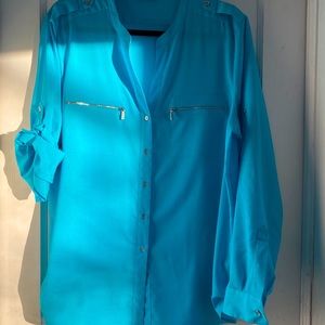 Calvin Klein button up blouse